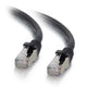 Mercodan 371918002 netværkskabel Sort 0,25 m Cat6a S/FTP (S-STP)