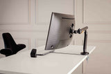 BakkerElkhuizen BE Flexible Single 88,9 cm (35") Skrivebord Sort