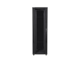 Lanberg FF01-8242-12B stativ 42U Fritstående reol Sort