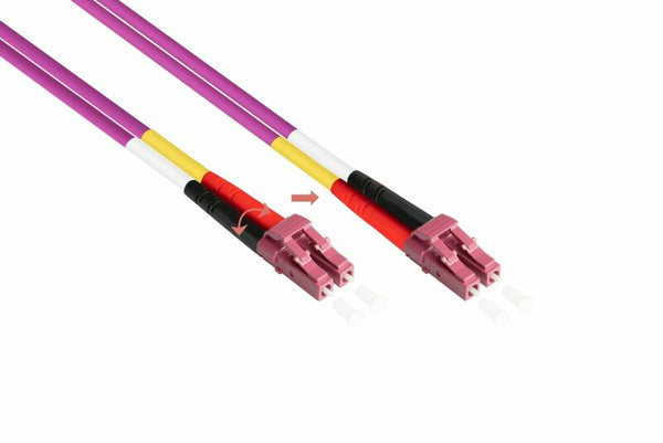 Kabelmeister LDM4-LC-050 InfiniBand og fiberoptisk kabel 5 m LC/UPC Violet