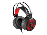 GENESIS Neon 360 Headset Ledningsført Spil Sort, Rød