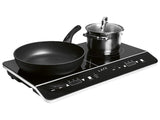 Lafe LAFKUC46380 kogeplade Sort Bordplade 2 zone(s)