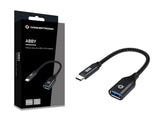 Conceptronic ABBY18B kabel kønsskifter USB-C USB-A Sort