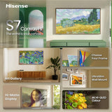 Hisense 55S7DS 139,7 cm (55") 4K Ultra HD Smart TV Wi-Fi Sort