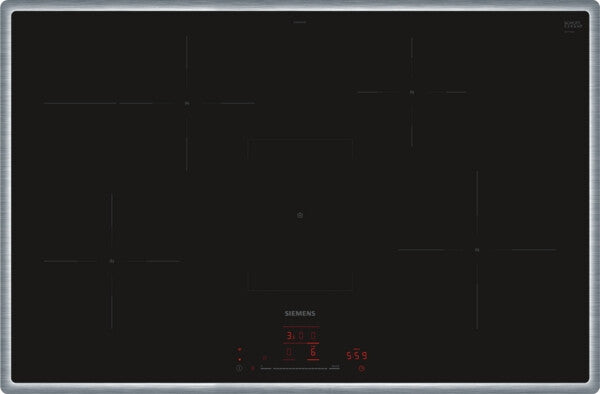 Siemens iQ300 EH845HFB1E kogeplade Sort Indbygget 80 cm 4 zone(s)