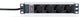 Digitus DN-95418-S strømforsyningsenhed (PDU) 4 AC stikkontakt(er) 1U Sort, Sølv