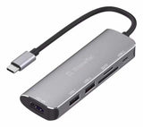 XtremeMac dockingstation USB Type-C 5000 Mbit/s Grå