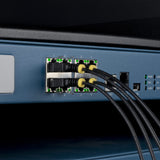 StarTech.com N6APATUTP34BKS50CM netværkskabel Sort 0,5 m Cat6a U/UTP (UTP) Rund
