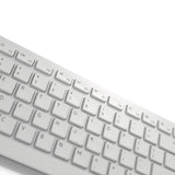 DELL KM5221W-WH tastatur Mus inkluderet Kontor RF trådløst QWERTY Nordisk Hvid