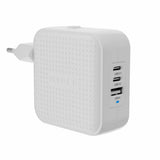 HYPER HJ1003WHWWGL oplader til mobil enhed Laptop, Smartphone, Tablet Hvid Vekselstrøm Hurtig opladning Indendørs