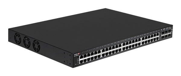 Edimax IGS-5654PLX netværksswitch Administreret Gigabit Ethernet (10/100/1000) Strøm over Ethernet (PoE) 1U Sort