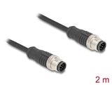 DeLOCK 80807 netværkskabel Sort 2 m Cat5e S/FTP (S-STP)
