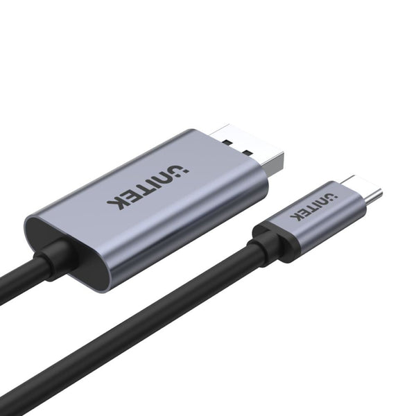 UNITEK V1409A kabel kønsskifter USB-C DisplayPort Sort, Grå