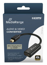 MediaRange MRCS236 videokabel adapter 0,2 m Mini DisplayPort HDMI Sort