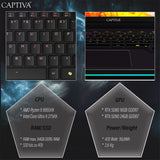 CAPTIVA GY6 959AG 25T1 AMD Ryzen™ 9 9955HX Laptop 40,6 cm (16") WQXGA 64 GB DDR5-SDRAM 2 TB SSD NVIDIA GeForce RTX 5090 Wi-Fi 6 (802.11ax) Windows 11 Home Tysk Sort