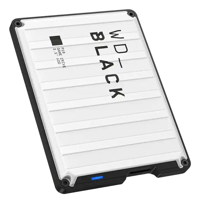 Western Digital WD_BLACK P10 ekstern harddisk 2 TB 2.5" USB Type-A 2.0/3.2 Gen 1 (3.1 Gen 1) Hvid