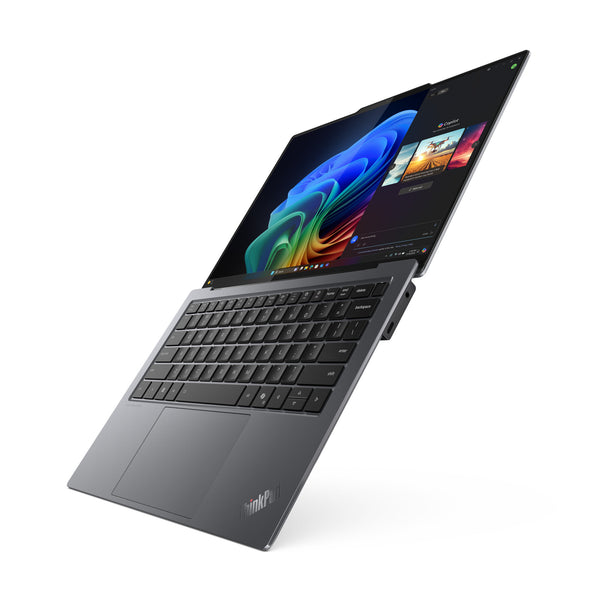Lenovo ThinkPad X9-14 Gen 1 Copilot+ PC Intel Core Ultra 5 228V Laptop 35,6 cm (14") WUXGA 32 GB LPDDR5x-SDRAM 512 GB SSD Wi-Fi 7 (802.11be) Windows 11 Pro Tysk Grå
