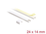 DeLOCK 22086 kabelorganisator Universel Kabelkanal Hvid 2 stk
