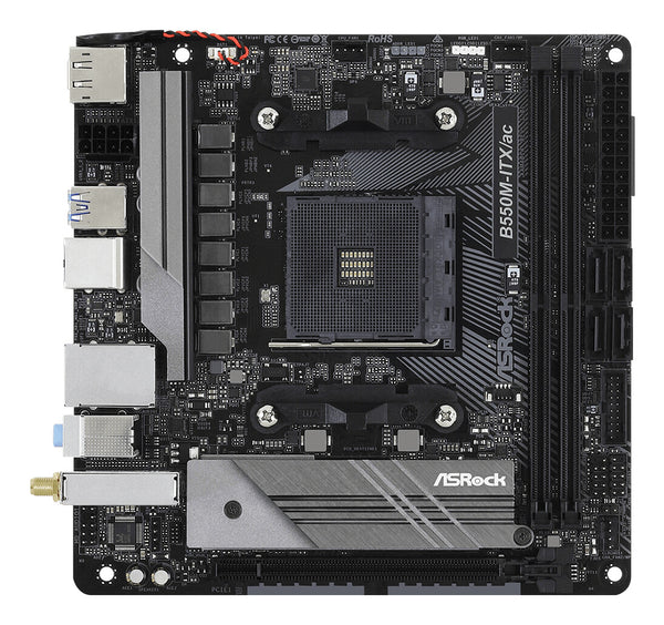 Asrock B550M-ITX/ac AMD B550 Stik AM4 mini ITX