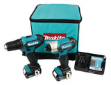 Makita CLX224A trådløs combosæt