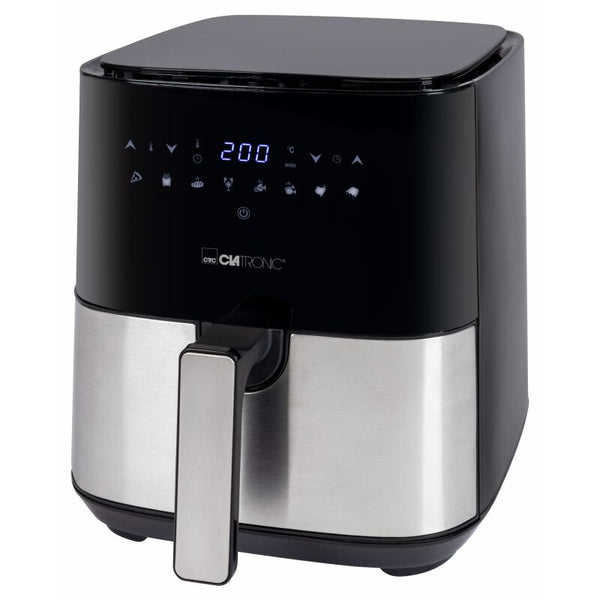 Clatronic FR 3782 H Enkelt 5 L Enkeltstående 1450 W Varmluftsteger Sort, Rustfrit stål