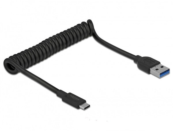 DeLOCK 85349 USB-kabel USB 3.2 Gen 2 (3.1 Gen 2) 1,2 m USB A USB C 10 Gbit/sek. Sort