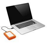LaCie Rugged Mini ekstern harddisk 2 TB 5400 rpm Micro-USB B 3.2 Gen 1 (3.1 Gen 1) Orange, Sølv