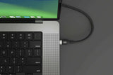 HYPER HJ4001BKGL USB-kabel USB 2.0 1 m USB C 0,48 Gbit/sek. 240 W Sort