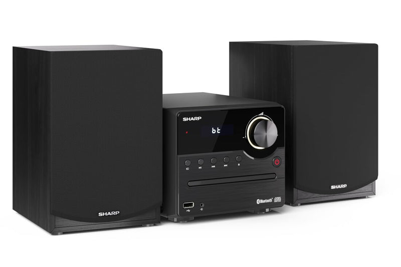 Sharp XL-B512(BK) stereoanlæg Home audio micro system 45 W Sort