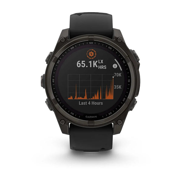 Garmin fenix 8 3,3 cm (1.3") 47 mm Digital 260 x 260 pixel Berøringsskærm Titanium Wi-Fi GPS (satellit)