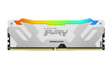 Kingston Technology FURY 64 GB 6400 MT/s DDR5 CL32 DIMM (sæt med 2) Renegade RGB, hvid XMP