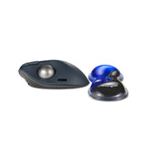 Kensington Slim Duo mus/trackball håndledsstøtte med gel - Blå