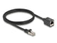 DeLOCK 90294 netværkskabel Sort 1 m Cat6a S/FTP (S-STP)