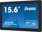 iiyama ProLite TF1615MC-B1 computerskærm 39,6 cm (15.6") 1920 x 1080 pixel Fuld HD Berøringsskærm Sort