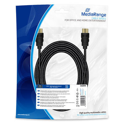 MediaRange MRCS211 HDMI-kabel 5 m HDMI Type A (Standard) Sort