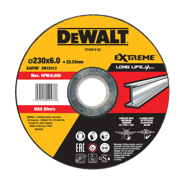 DeWALT DT43919-QZ tilbehør vinkelsliber Slibeskive