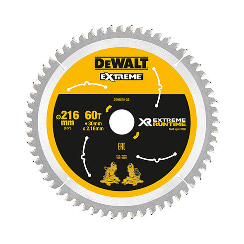 DeWALT DT99570-QZ rundsavklinge 21,6 cm 1 stk