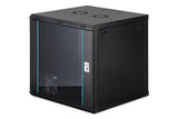 Digitus DN-37111 stativ 12U Vægmonteret stativ Sort