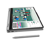 Lenovo IdeaPad 5 2-in-1 14AGP11 Copilot+ PC AMD Ryzen AI 7 445 Hybrid (2-i-1) 35,6 cm (14") Berøringsskærm WUXGA 16 GB DDR5-SDRAM 512 GB SSD Wi-Fi 7 (802.11be) Windows 11 Home Tysk Grå