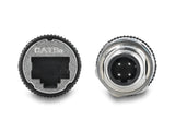 DeLOCK 90662 kabel kønsskifter M12 RJ45 Sort