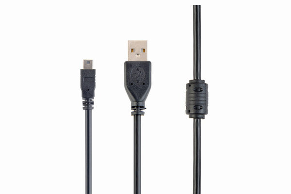 Gembird 1.8m USB 2.0 A/mini-USB USB-kabel 1,8 m USB A Mini-USB B Sort