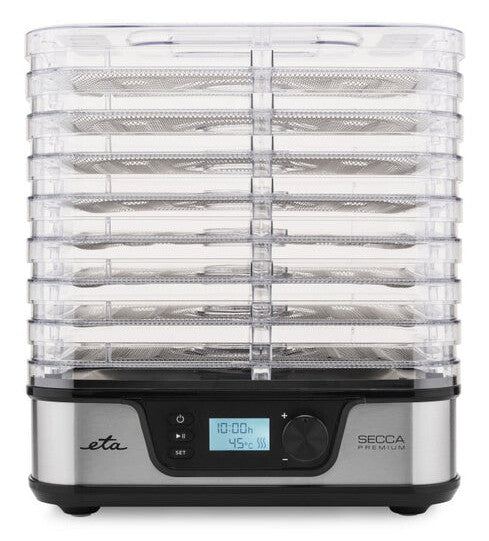 Eta Secca Premium Grå, Sort, Transparent 380 W