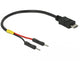 DeLOCK 85406 USB-kabel 0,1 m Micro-USB B Sort