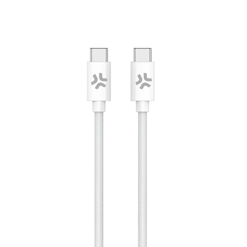Celly USBCUSBCCOTTWH USB-kabel 1,5 m USB C 60 W Hvid