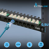 Extralink EX.9663 patch panel 0.5U