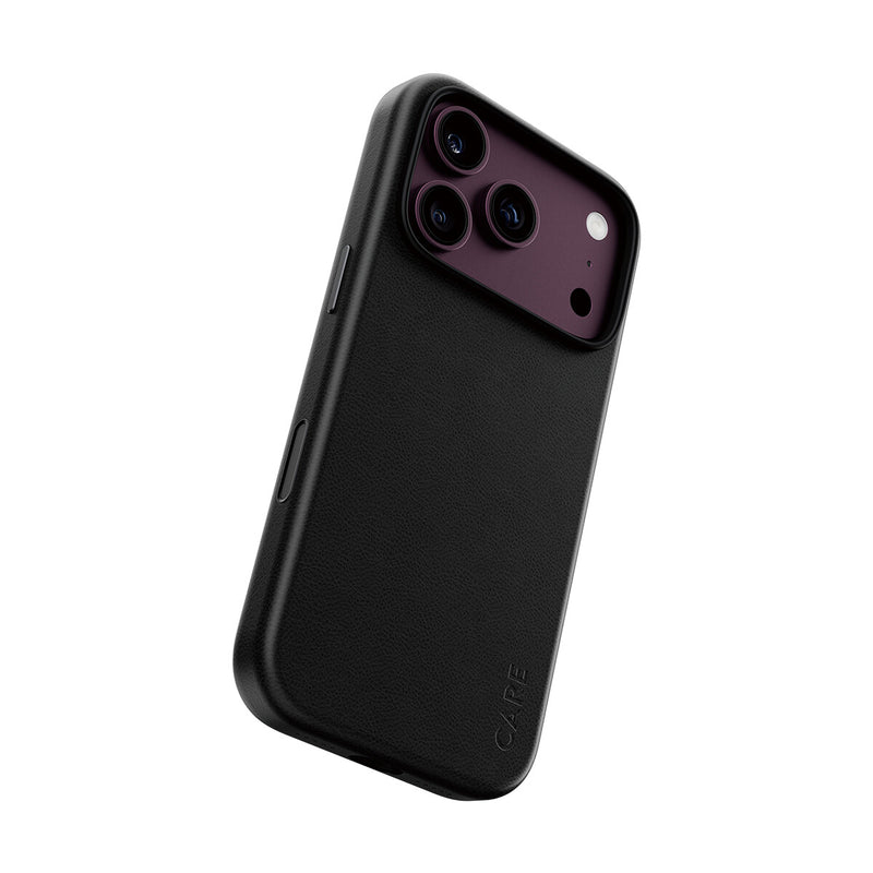 PanzerGlass CARE™ by ® Solo Vegan Leather Case Sort m. MagSafe iPhone 18 Pro | 17 Pro