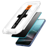 Spigen GLAS.tR EZ Fit HD Privacy Skærmfilter Samsung 2 stk