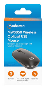 Manhattan MW3050 mus Universel Ambidextrous Optisk 1200 dpi
