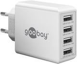 Goobay 44962 oplader til mobil enhed Universel Hvid Vekselstrøm Indendørs