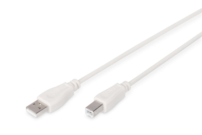 Digitus AK-300102-030-E USB-kabel USB 2.0 3 m USB A USB B 0,48 Gbit/sek. Beige